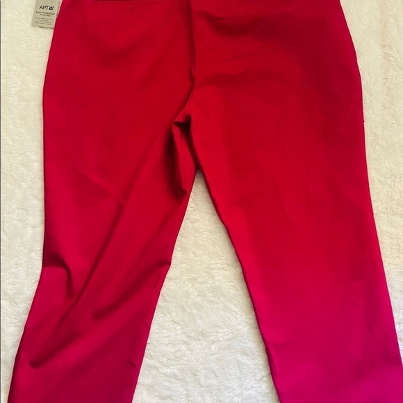 Apt9 New Mid Rise Capri Size 14  Magenta. - Picture 3 of 5